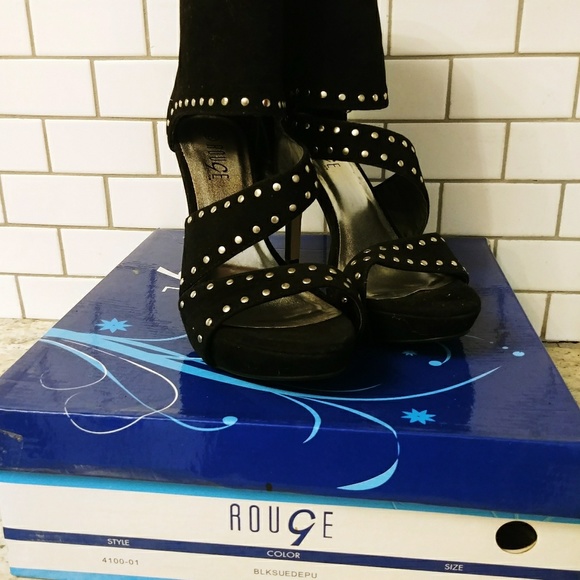 Rouge black heels - Picture 3 of 3